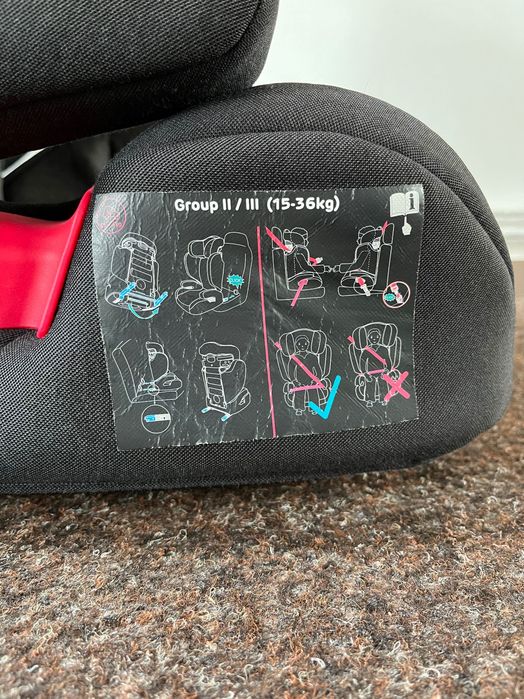 Scaun copil auto Kinderkraft Xpand black Isofix 15-36 kg