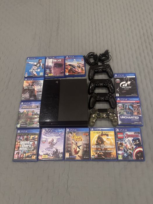 Продам Sony Playstation 4 (модель Fat 512 GB)