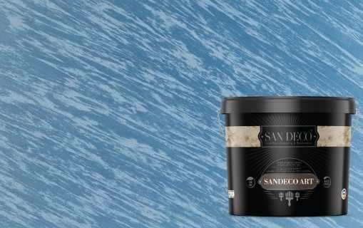 San Deco Art Декоративна пясъчна мазилка Сахара - СРЕБЪРНА 2,5л.
