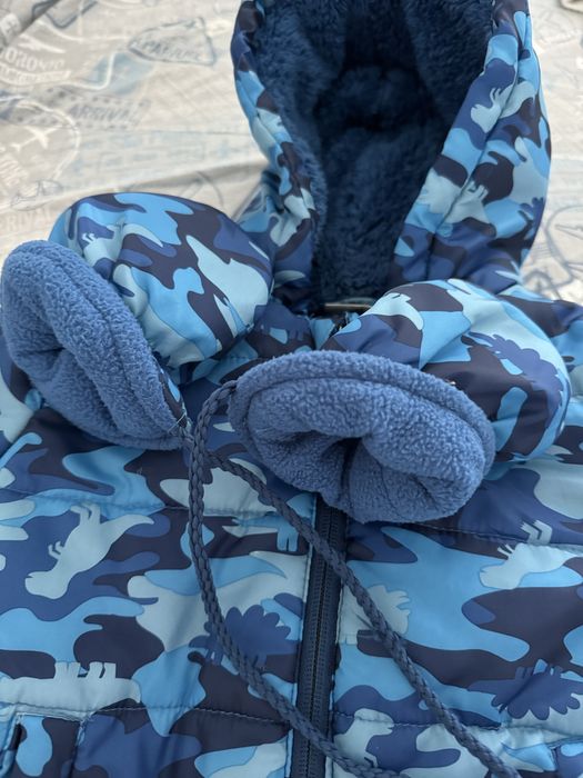 Зимно яке с ръкавички 6-9м