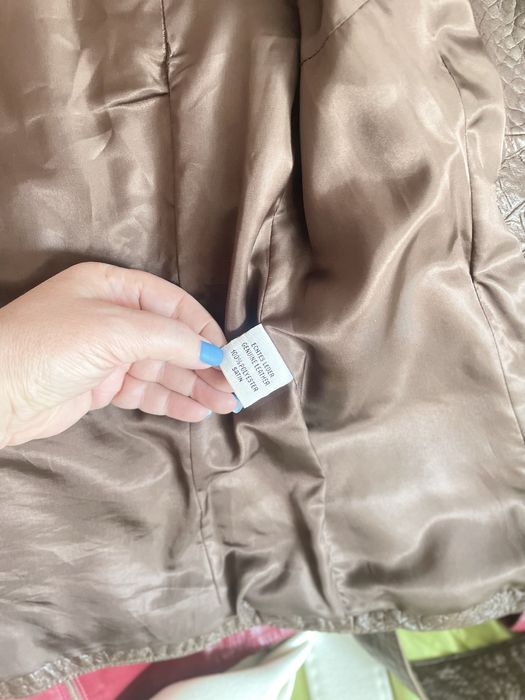 Кожаная куртка женская