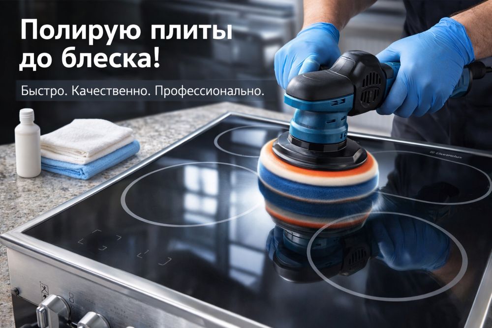 Профессиональная полировка электро плит