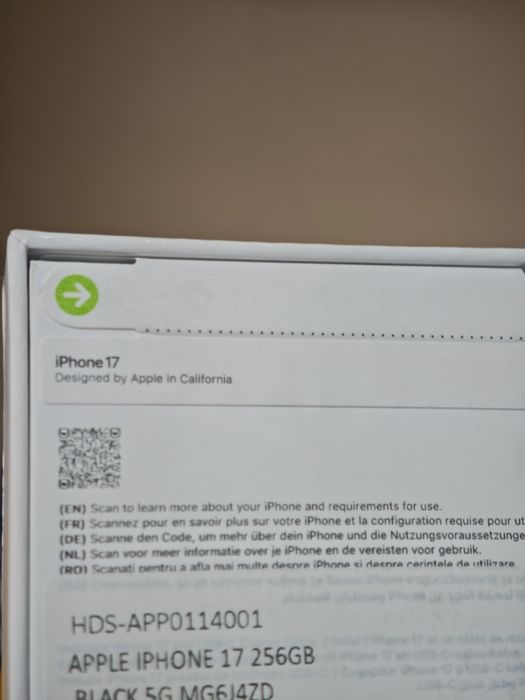 iPhone 17 256 Gb Negru