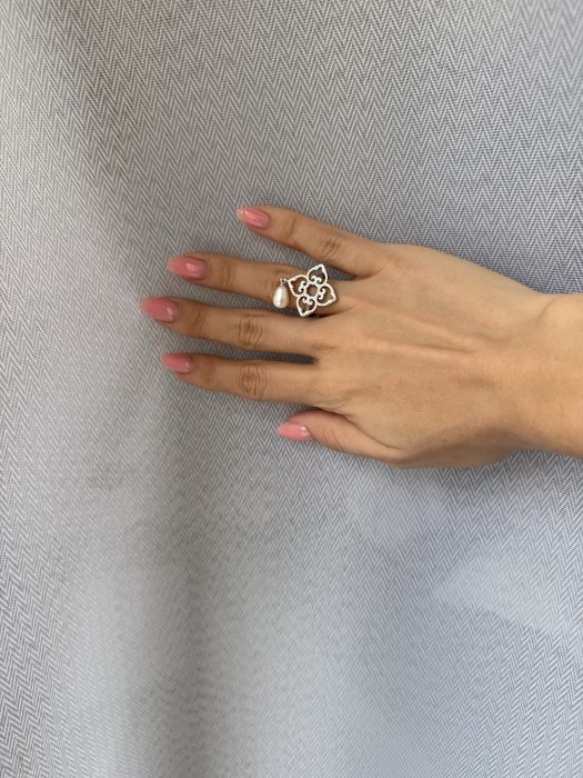 Кольцо серебряное Laroush