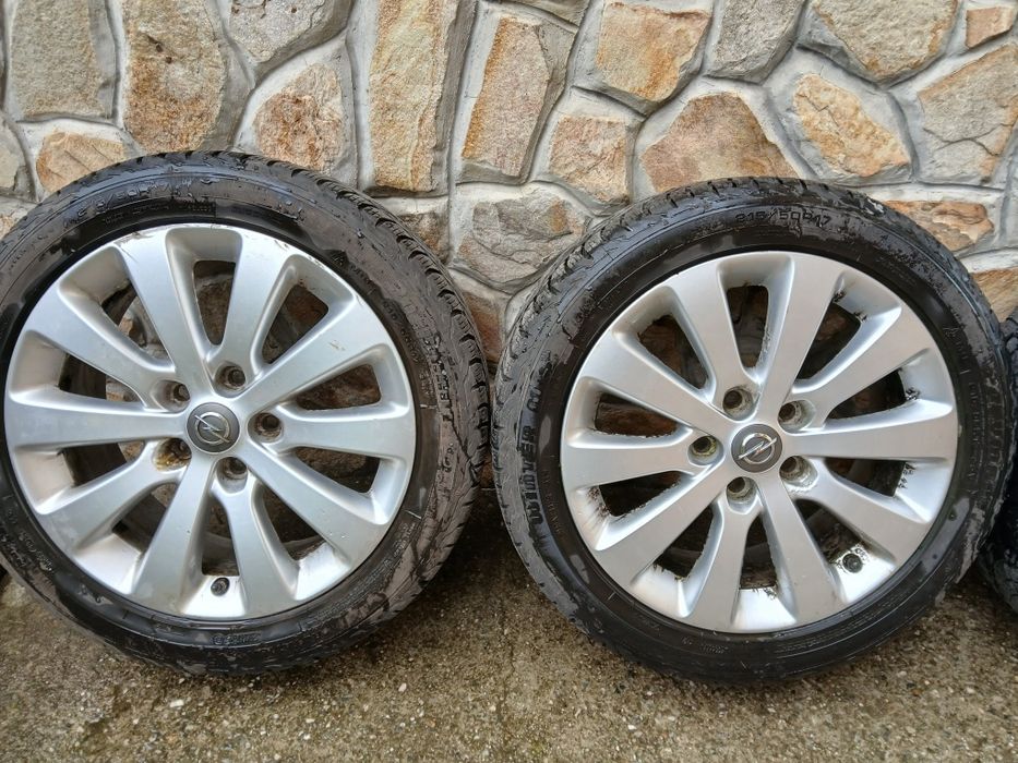Оригинални Алуминиеви джанти 17цола за Opel Astra-k.j-Mokka.5 ×115.zafira-c.insignia.
