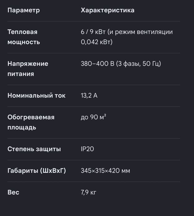 Тепловая пушка Hintek TP -09380