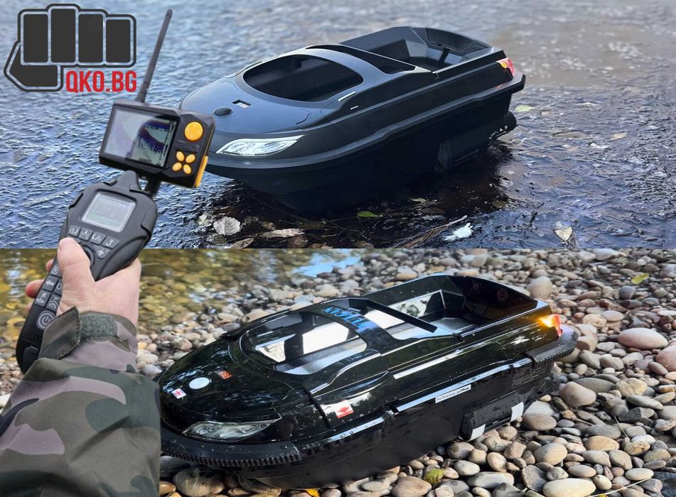 Лодка за захранка Boatman Vulcan с поставен Сонар и GPS