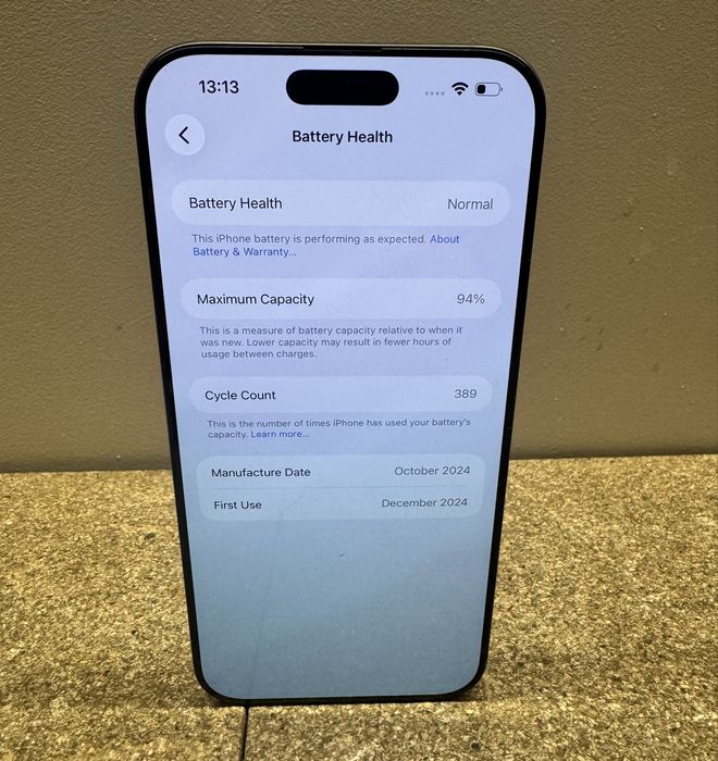 iPhone 16 Pro Max 512GB Black 94% Battery