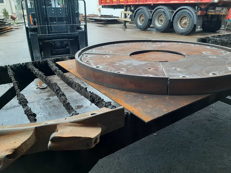 Executie/reparatie funduri si laterale malaxor cu table HARDOX 450/500