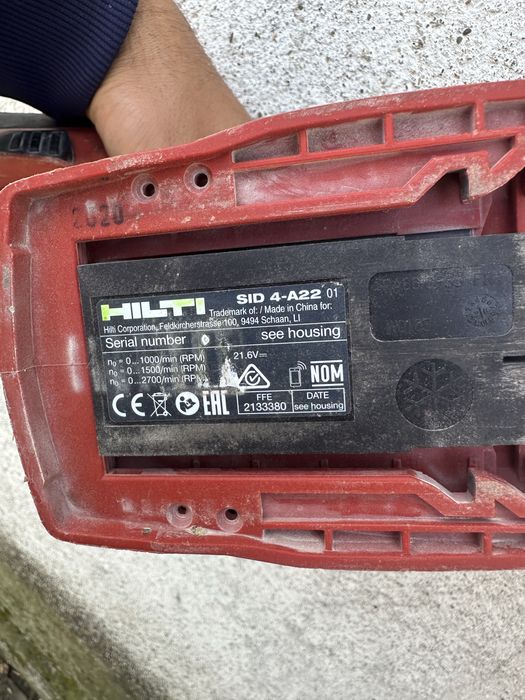 Vand impact hilti
