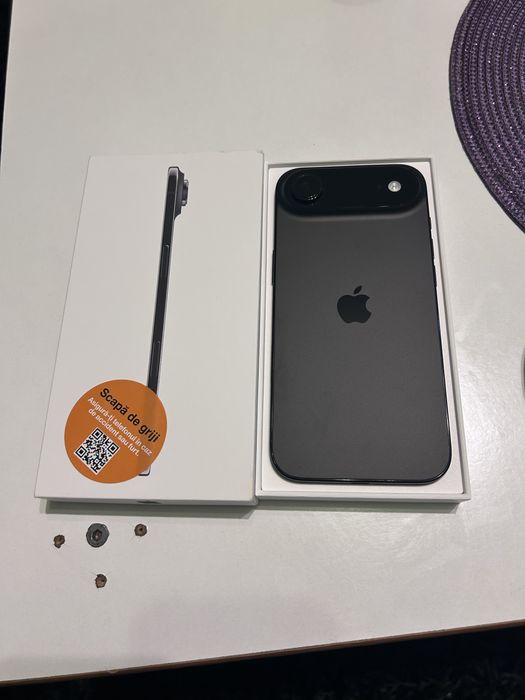 Iphone 17 air 256gb 100% bateria schimb cu 17 pro max