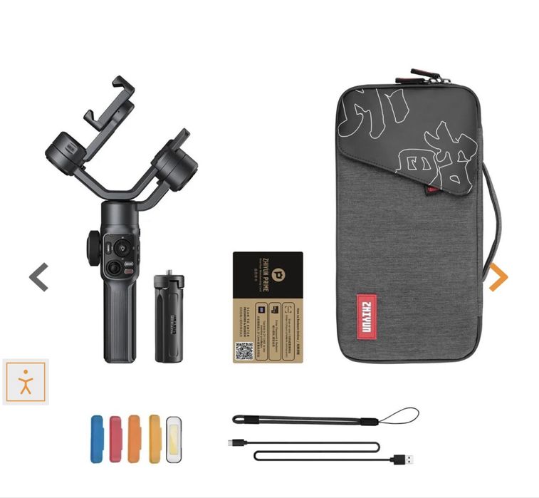 Zhiyun Tech Smooth 5 Stabilizator Gimbal pentru Smartphone Combo