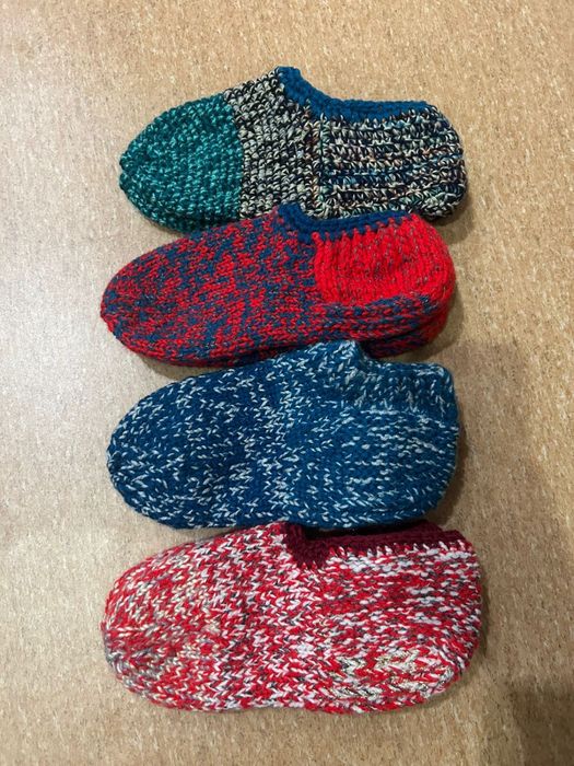 Следки шерстяные вязаные