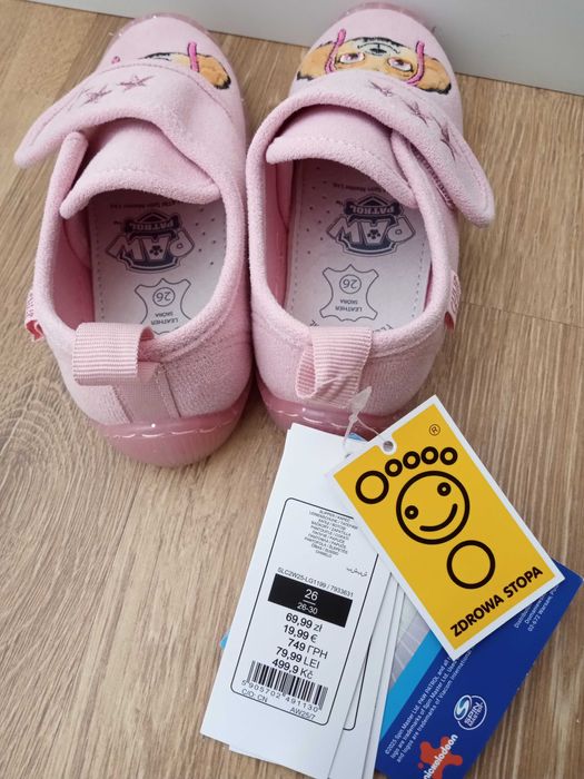 Papuci fete pentru gradinita marime 26 noi cu eticheta
