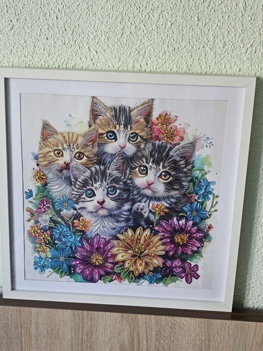 Tablouri realizate cu diamante 5D