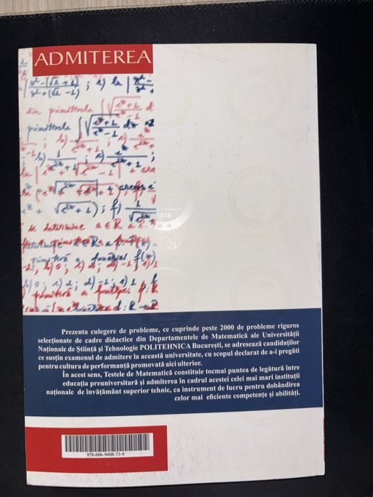 Carte de teste Matematica