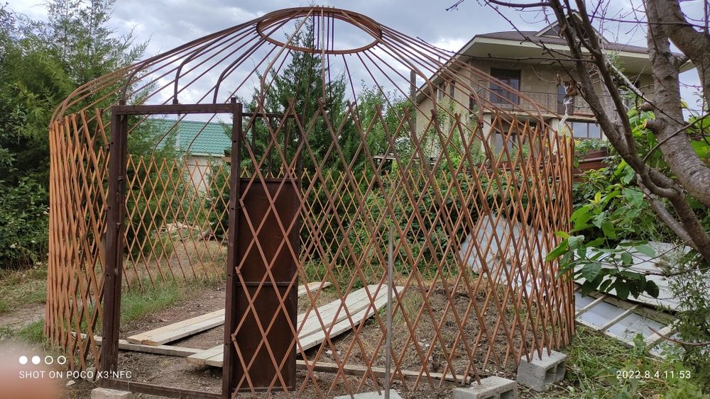 Юрта металлическая