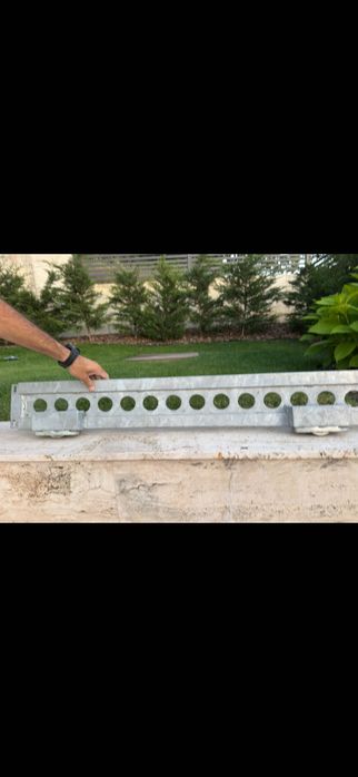 Метално, поцинковано покривало за басейн 8м/4м