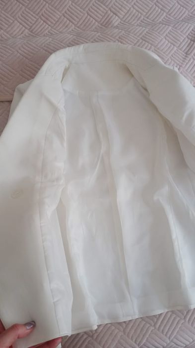 Пиджак белый под Balmain