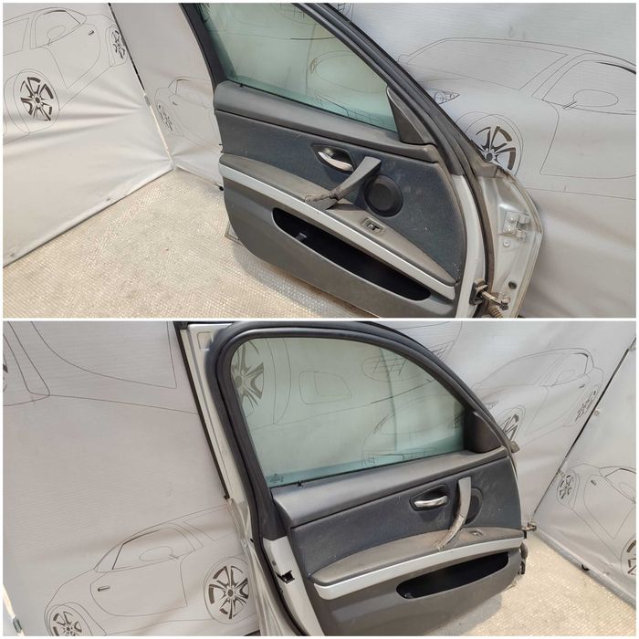 Ușă Față Stânga BMW 3 E90, E91 Sedan Gri / Argintiu Cod Culoare Titansilber Metallic 354 2009 / [2005-2012] / 41515A2A385 (2C)