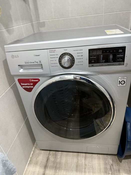 Стиральный машина LG до 7кг хорошый состояния скидка будет договоримся