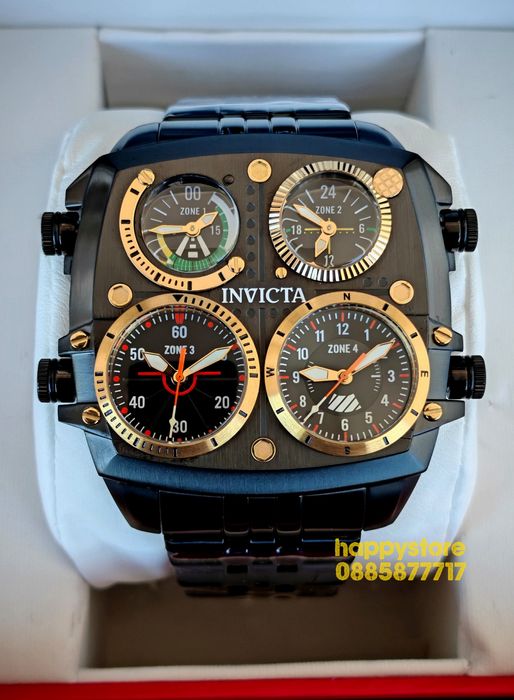 INVICTA Zulu black 54 mm, Инвикта нов ръчен часовник