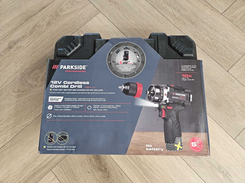 Нов ударен винтоверт Parkside Performance 12v 45nm с гаранция