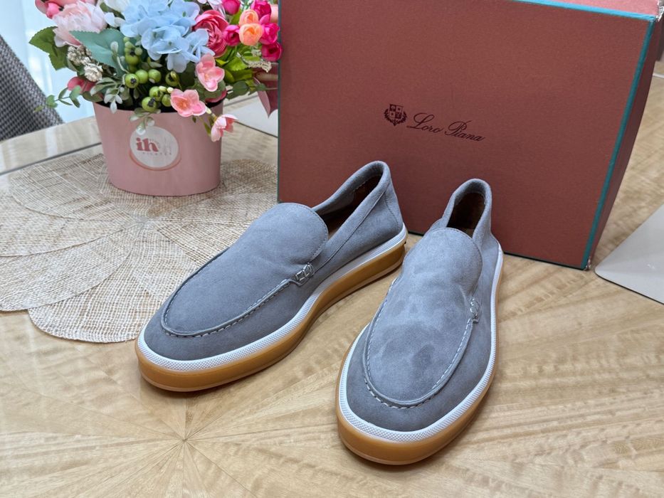 Pantofi de piele Loro Piana