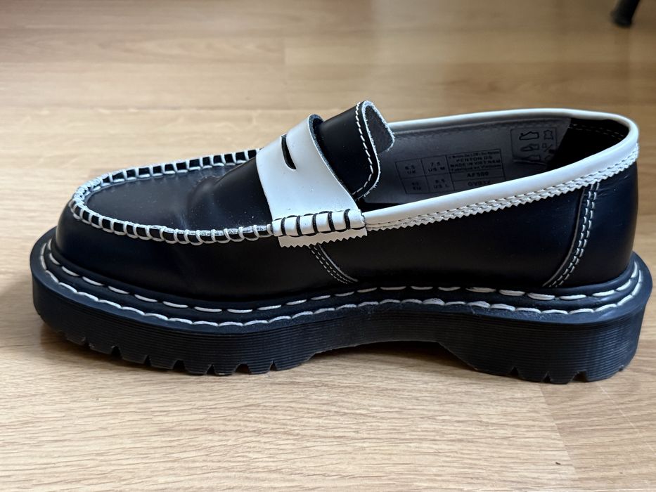 Dr. Martens Penton Ds loafers черно-бели.