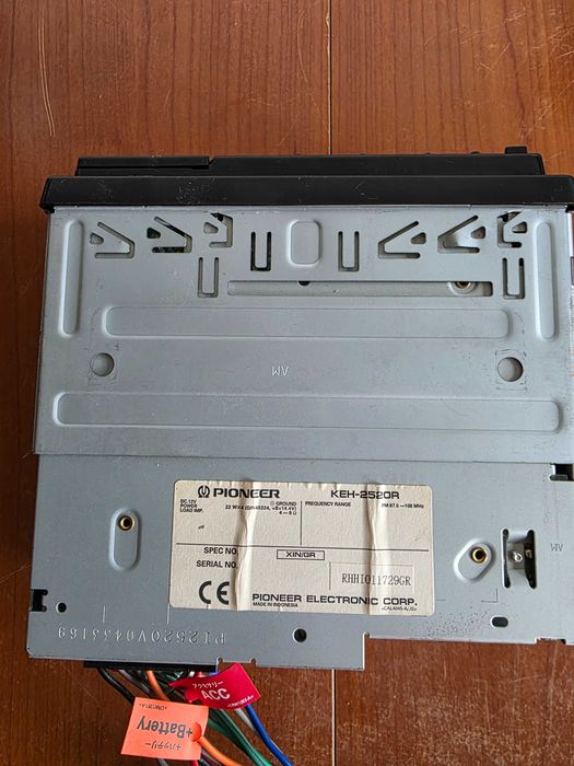 Pioneer KEH-2520R casetofon auto vintage radio cassette player