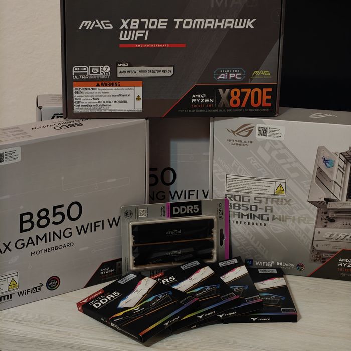 Asus ROG Strix B850-A + Память 16Gb (2*8) DDR5 6000MHz