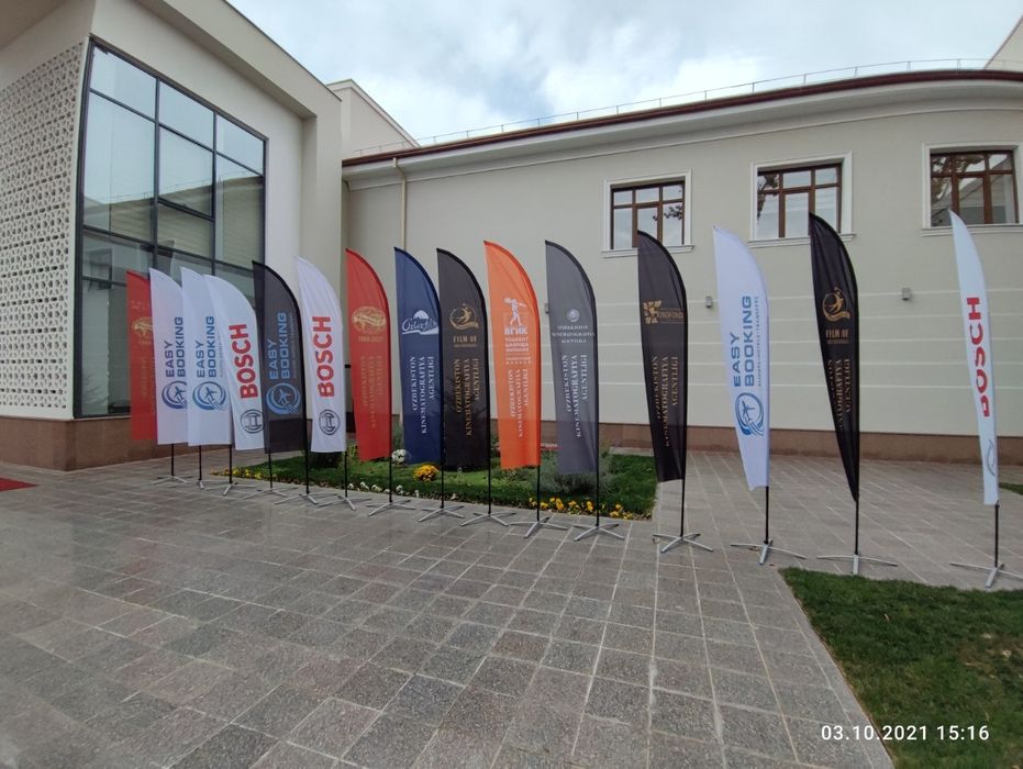 Наружный реклама Флагшток разных видов  доставка и установка бесплатно