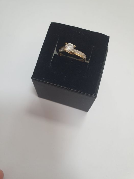 Inel logodna pietre 14k 2,63gr (cdc)