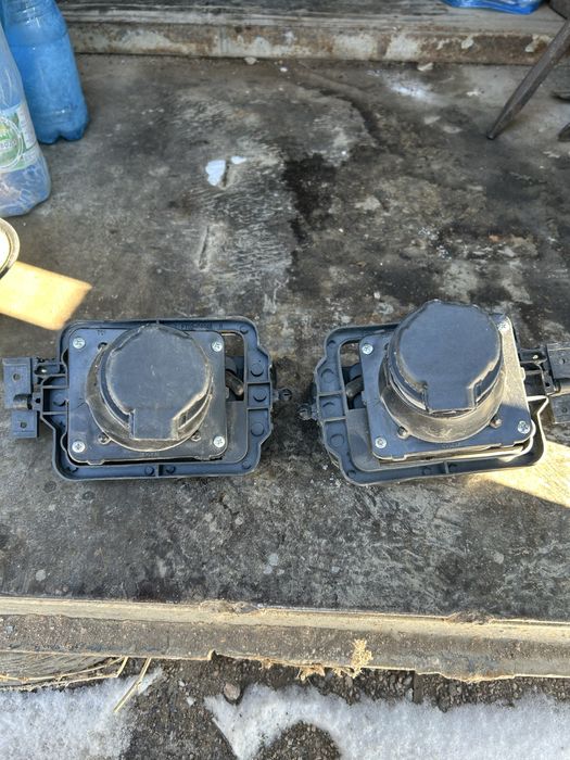 Новые туманки на бмв е34 с линзами