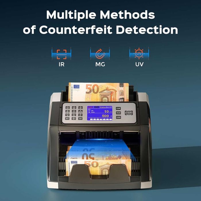 Bonvoisin машина за броене на банкноти с UV/MG/IR/DD защита