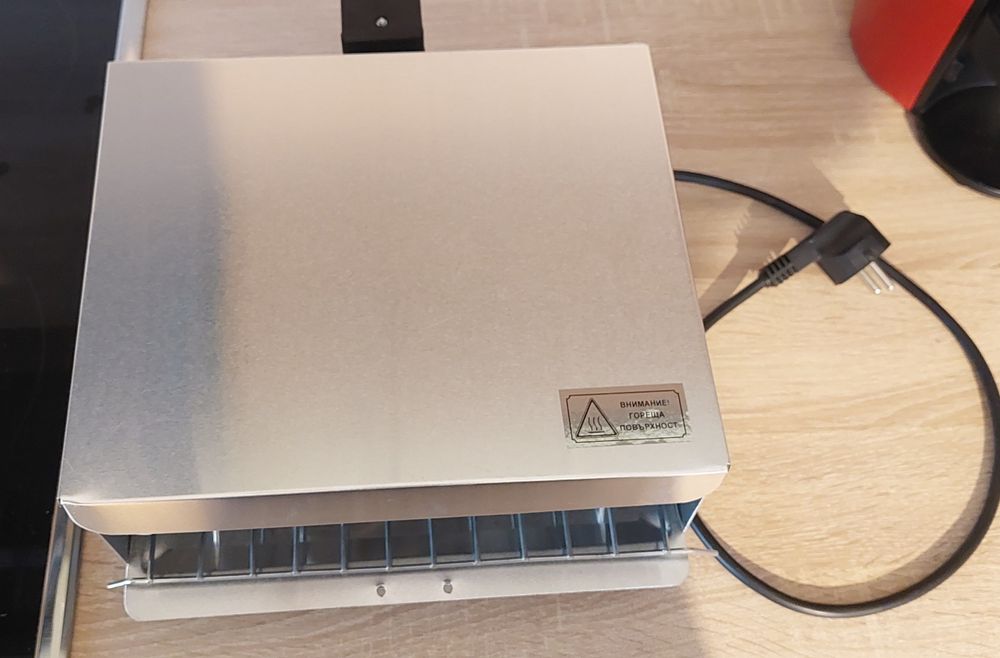 Парти грил 800w, тавичка за мазнина, инокс / Скара