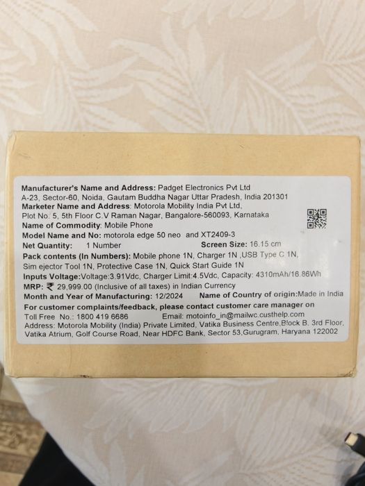Motorola edge 50 neo global