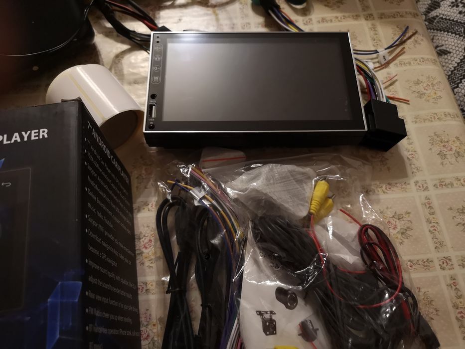 Мултимедия андроид 10 реален 7"-2GB RAM 32 ROM. С предно USB