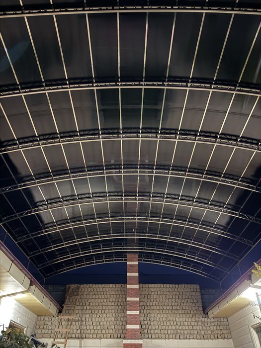 Навесы и корезки из нержавейки и с лексаном