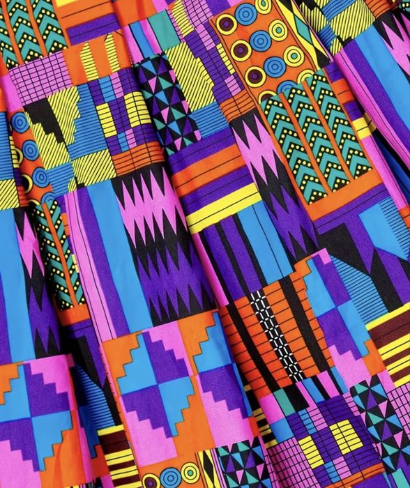 Юбка цветная в пол