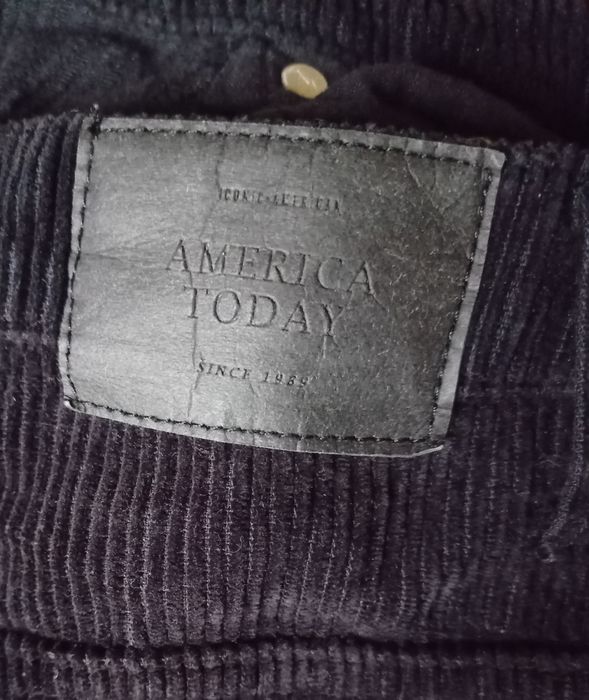 Pantaloni America Today Denim Mom Fit bumbac 100%