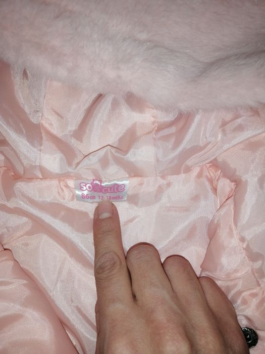 Палтенце за момиче рр 86