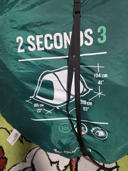 Cort camping 3 persoane 2 seond 3