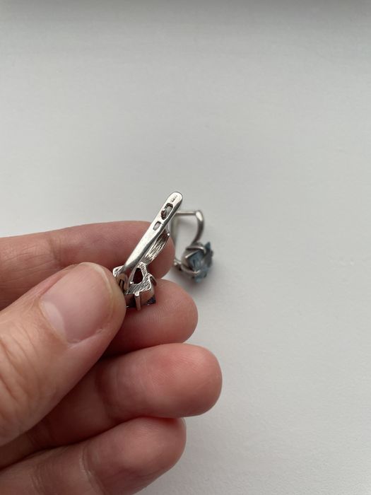 Серебрянные советские серьги