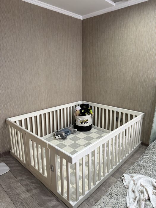 Детский игровой манеж с ковриком