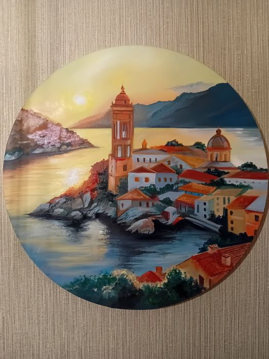 Картина  " Болгария" 32х90, масло,платно