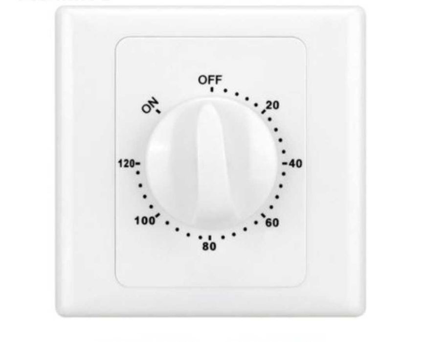 Стенен таймер ключ за вентилатор, таймер за лампа, таймер за баня