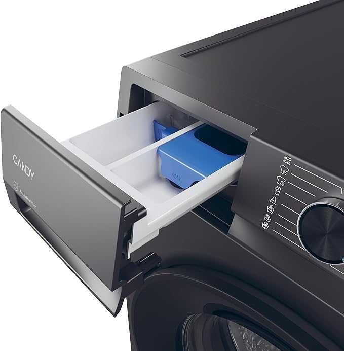 Нова инверторна смарт пералня с пара Candy ProWash 500 10 кг антрацит