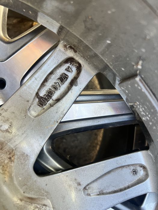 4бр оригинални джанти от мерцедес 18 ки