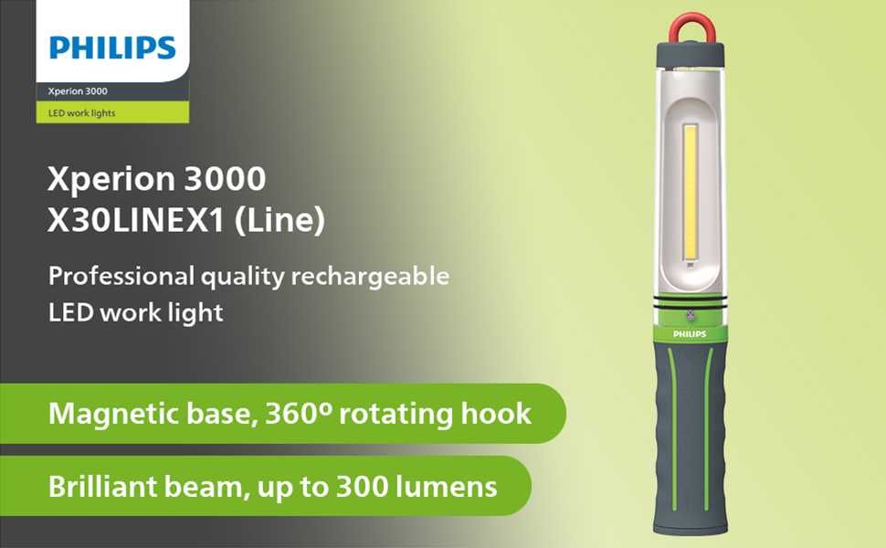 LED работна лампа PHILIPS ,Xperion 3000 Line
